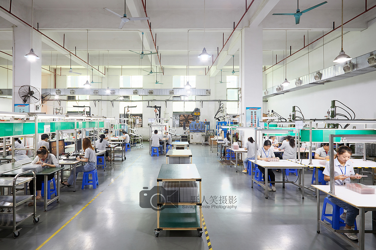 東莞電子通訊工廠車間環(huán)境攝影 記錄專業(yè)制造的精密之美